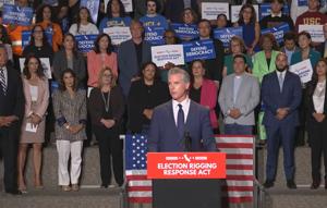 Newsom files FOIA request on border patrol's appearance Newsom files FOIA request on border patrol's appearance