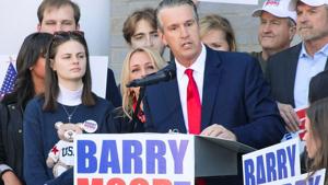 Trump-backed Moore leads Alabama Senate runoff