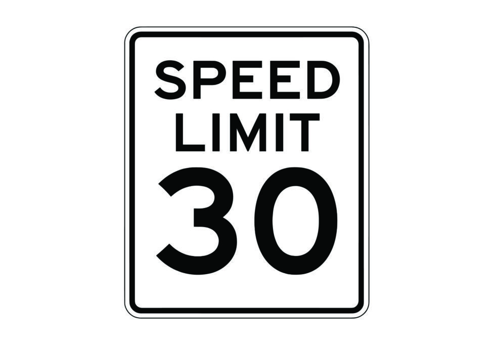 30 MPH Speed Limit